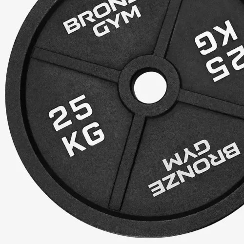 Диск олимпийский BRONZE GYM чугунный 25 кг