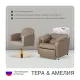 Парикмахерский комплект Амелия (кресло+мойка)